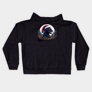 Godzilla - xmas Kids Hoodie